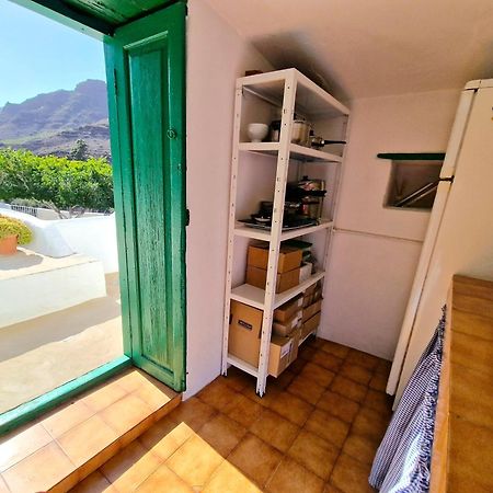 Historica Casa Con Vistas Al Jardin De Cactus Y Montanas Mogán Exterior foto