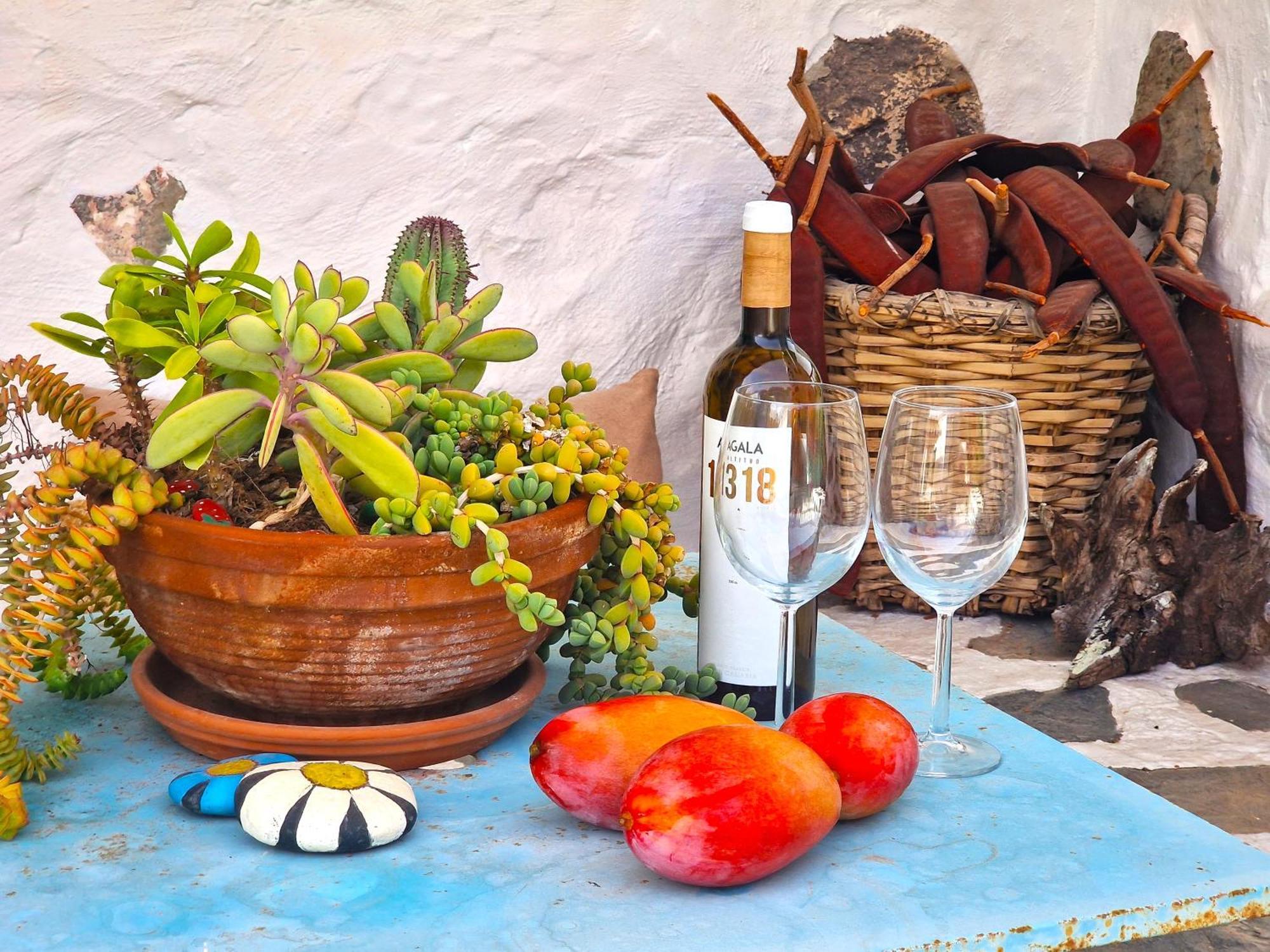 Historica Casa Con Vistas Al Jardin De Cactus Y Montanas Mogán Exterior foto