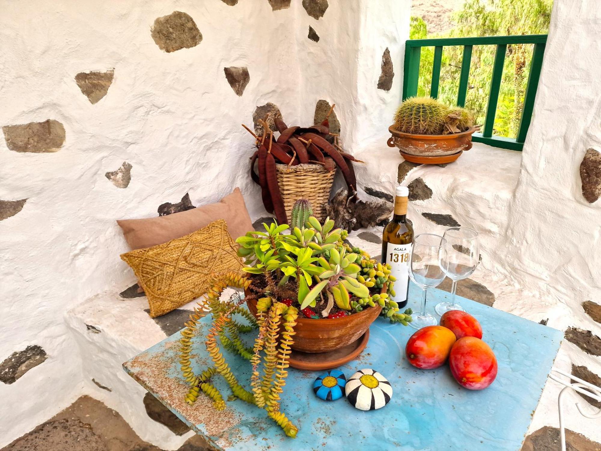 Historica Casa Con Vistas Al Jardin De Cactus Y Montanas Mogán Exterior foto