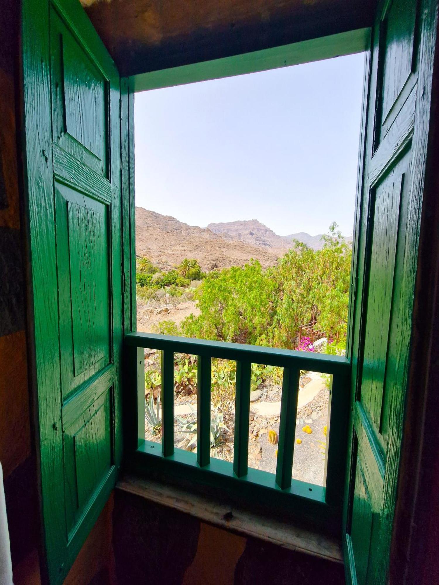 Historica Casa Con Vistas Al Jardin De Cactus Y Montanas Mogán Exterior foto