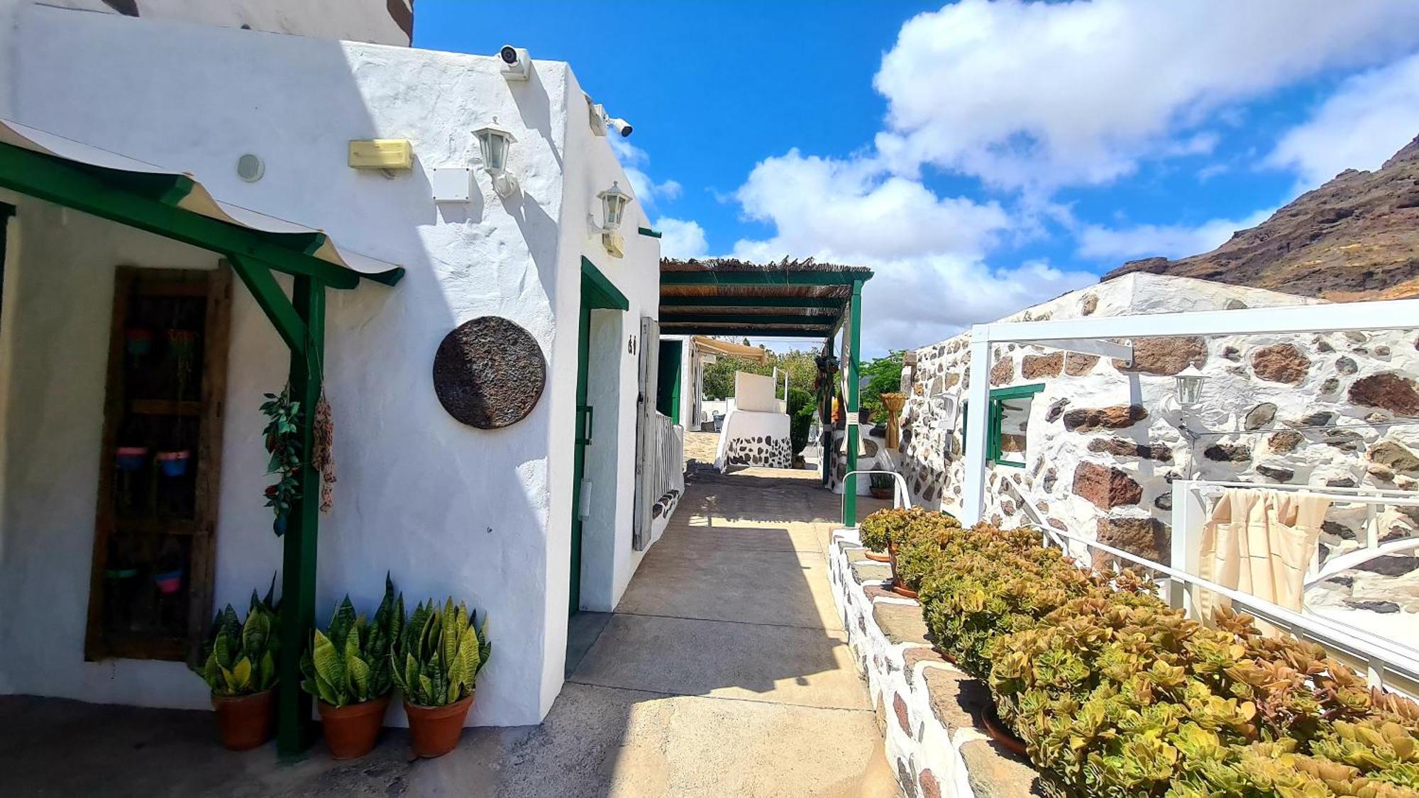 Historica Casa Con Vistas Al Jardin De Cactus Y Montanas Mogán Exterior foto